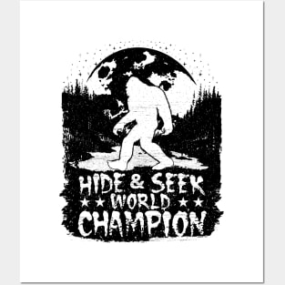 Hide And Seek World Champion Bigfoot Posters and Art